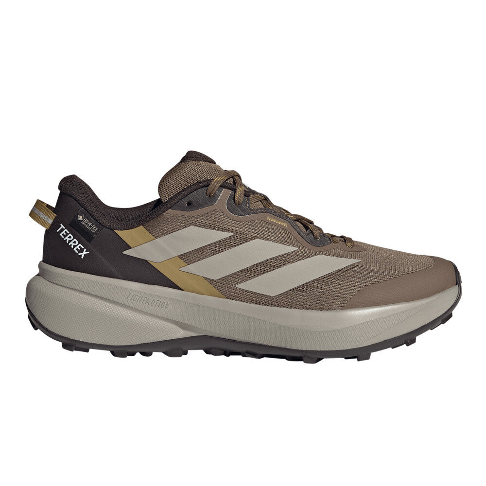 adidas Terrex Tracefinder Plus GORE-TEX Men's Trail Running Shoes - Brown Oxide/Light Brown/Aurora Coffee