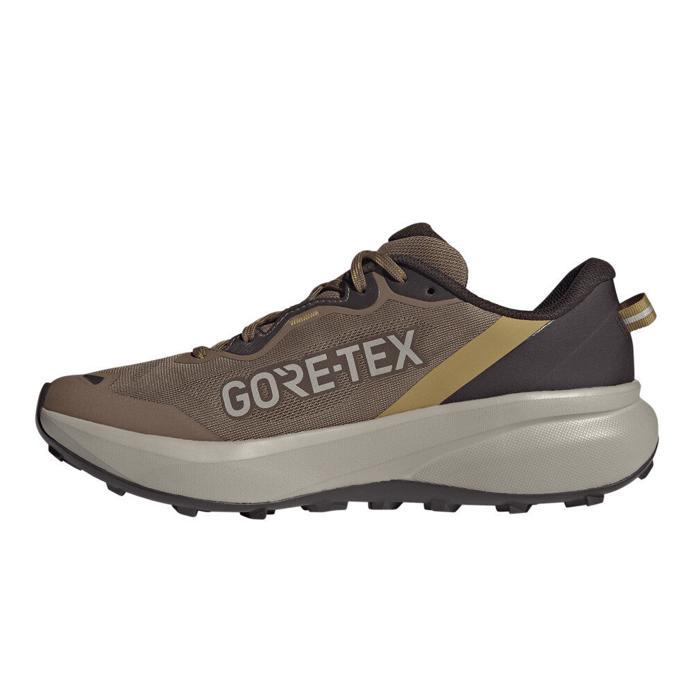 adidas Terrex Tracefinder Plus GORE-TEX Men's Trail Running Shoes - Brown Oxide/Light Brown/Aurora Coffee