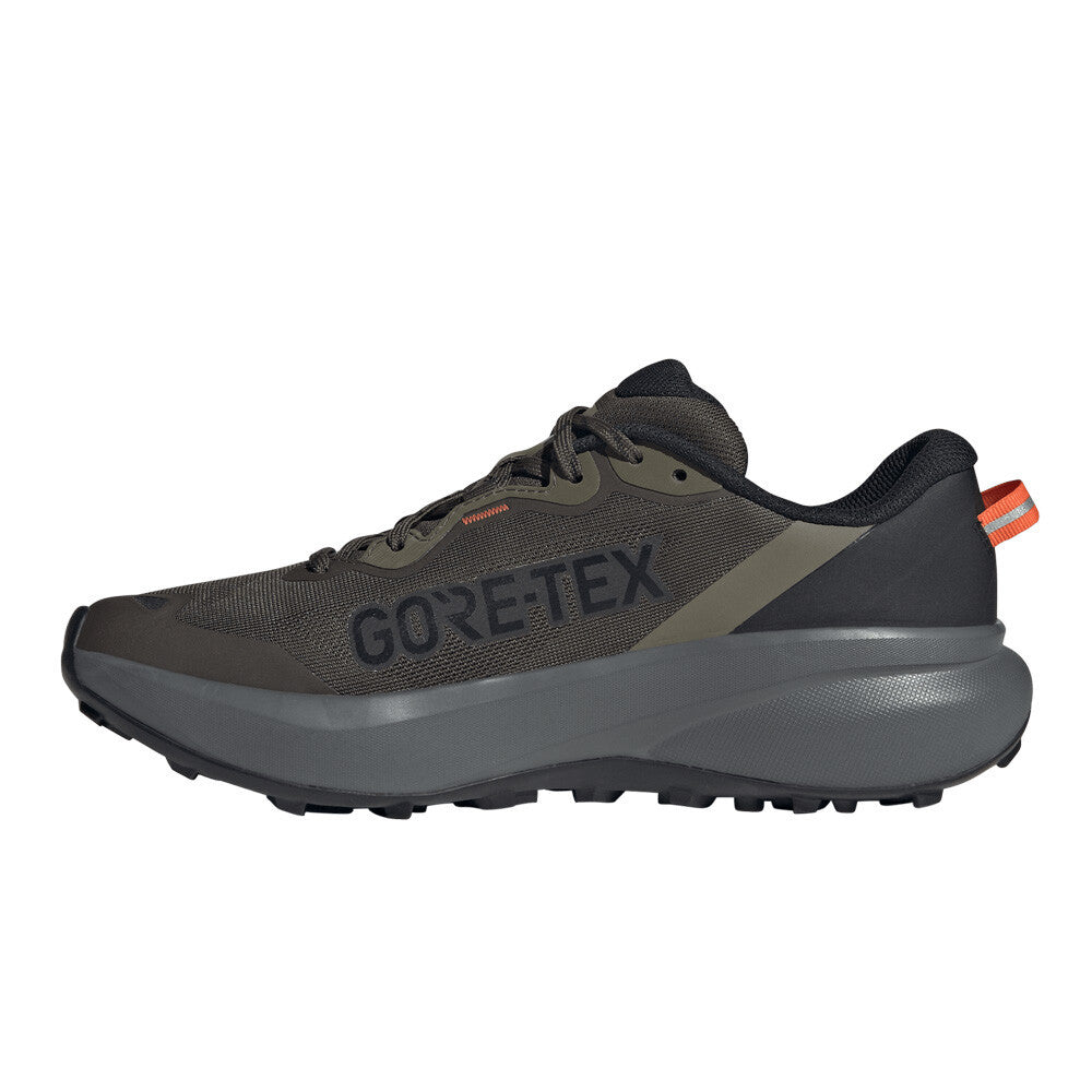 adidas Terrex Tracefinder Plus GORE-TEX Men's Trail Running Shoes - Shadow Olive/Core Black/Olive Strata