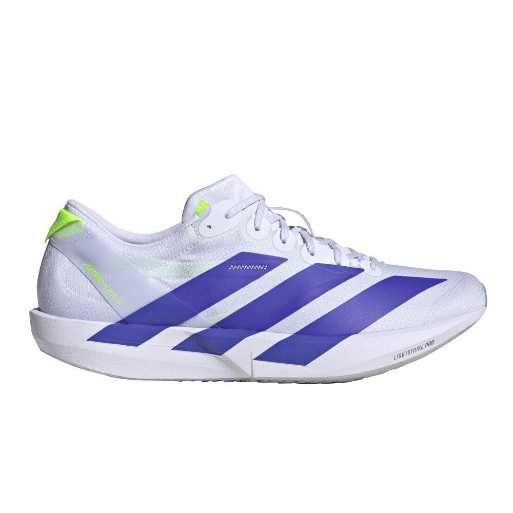 adidas Adizero Adios 9 Men's Running Shoes - Frozen Purple/Solar Purple/Signal Green