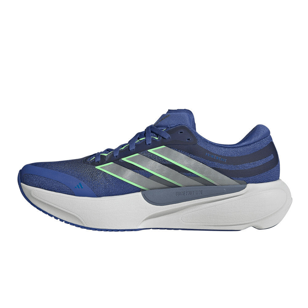 adidas Supernova Solution 3 Men's Running Shoes - Dual Indigo/Tech Grey Metallic/Lime Burst