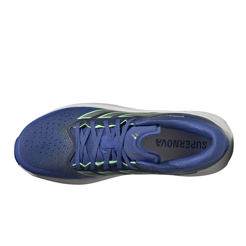 adidas Supernova Solution 3 Men's Running Shoes - Dual Indigo/Tech Grey Metallic/Lime Burst