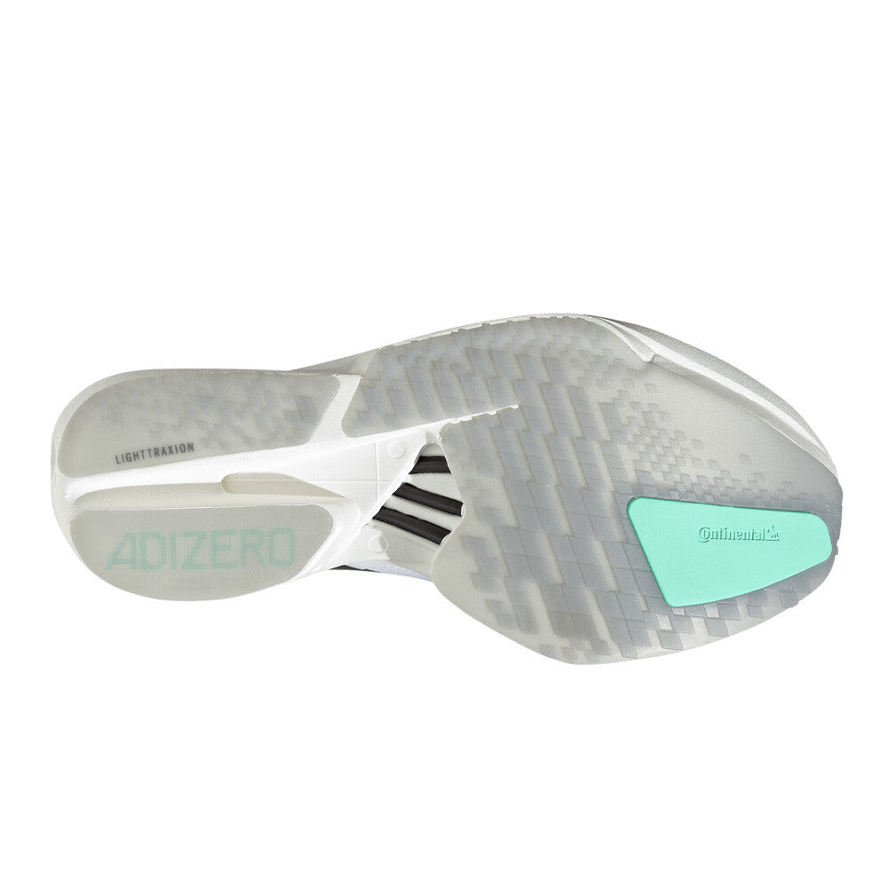 adidas Adizero Adios Pro 4 Women's Running Shoes - Cloud White/Iron Metallic/Pulse Mint