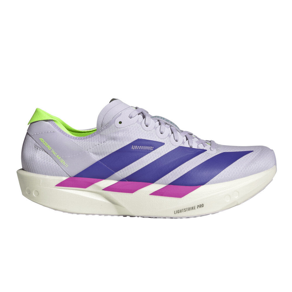 adidas Adizero Takumi Sen 11 Women's Running Shoes - Purple Tint/Solar Purple/Signal Green