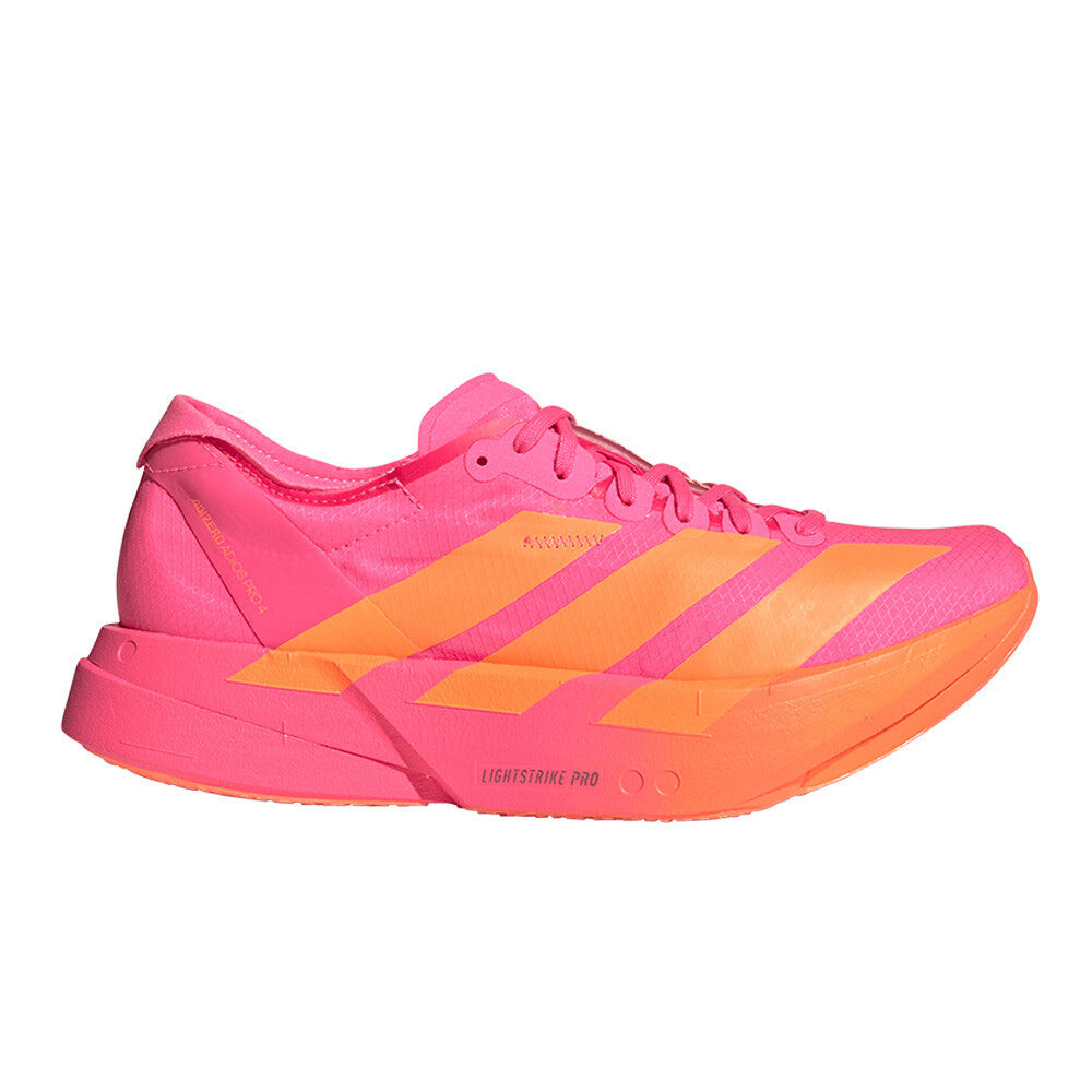 adidas Adizero Adios Pro 4 Women's Running Shoes - Lucid Pink/Lucid Orange/Iron Metallic