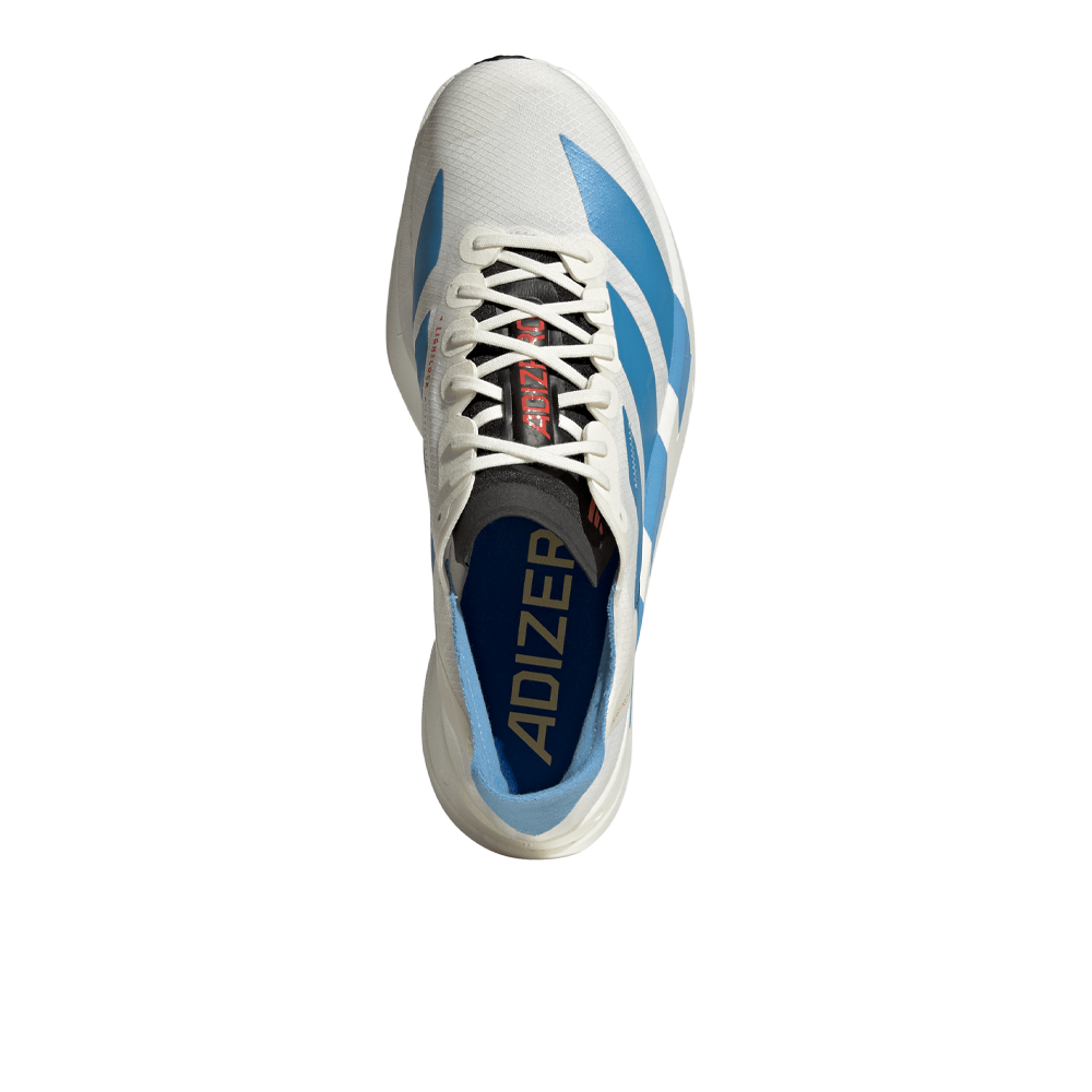 adidas Adizero Adios Pro 4 Men's Running Shoes - Off White/Light Blue/Bright Red