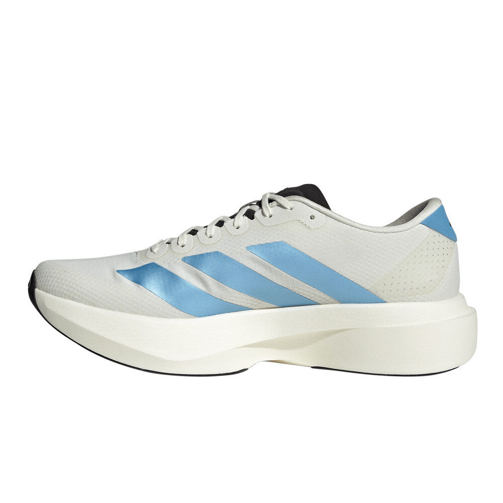adidas Adizero Evo SL Woven Men's Running Shoes - Off White/Light Blue/Bright Red