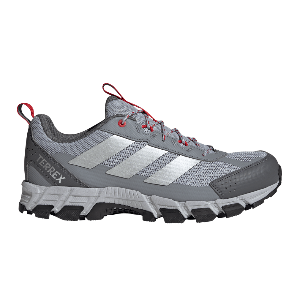 adidas Terrex Rockadia Men's Hiking Shoes - Halo Silver/Silver Metallic/Better Scarlet