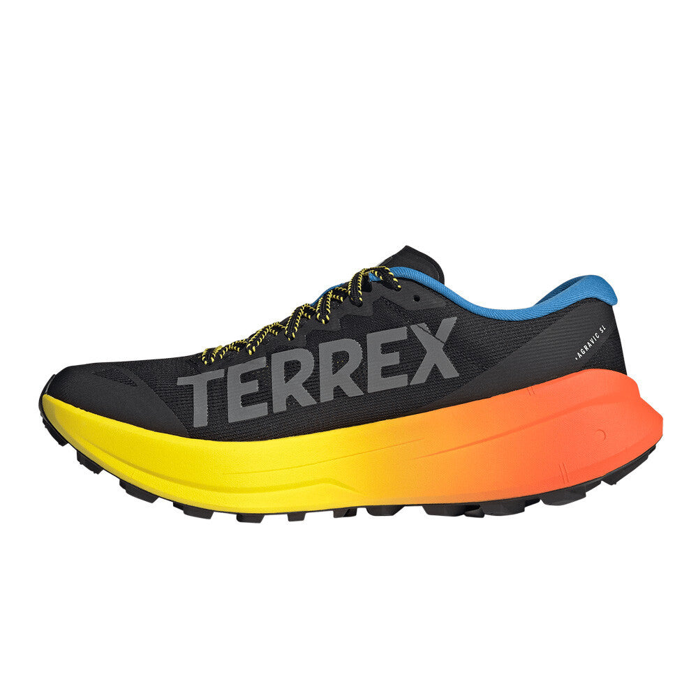 adidas Terrex Agravic SL Men's Trail Running Shoes - Core Black/Grey Three/Semi Impact Orange