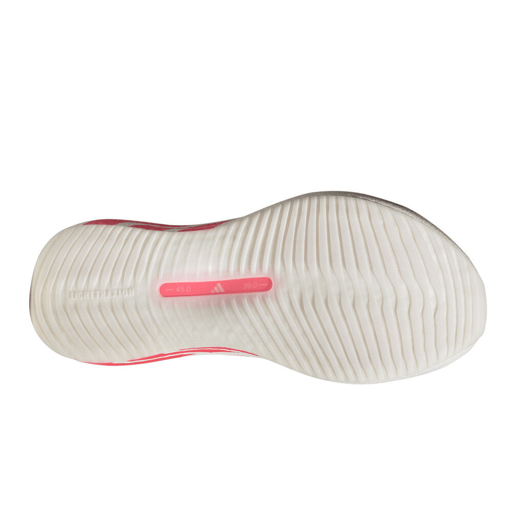 adidas Hyperboost Edge Women's Running Shoes - Hyper White/Solar Turbo/Solar Turbo