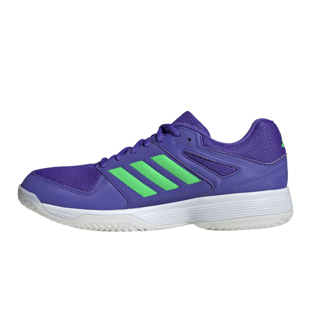 adidas Speedcourt Men's Indoor Court Shoes - Solar Purple/Screaming Green/Cloud Whitet