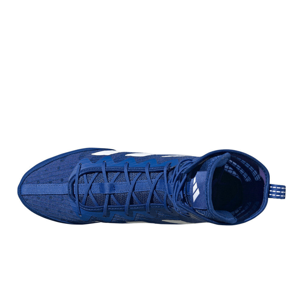 adidas Box Hog 4 Men's Boxing Shoes - Royal Blue/Cloud White/Solar Purple