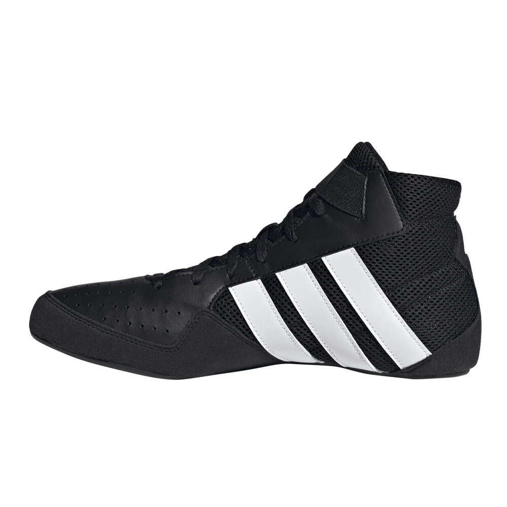 adidas HVC Plus Men's Wrestling Shoes - Core Black/Cloud White/Carbon