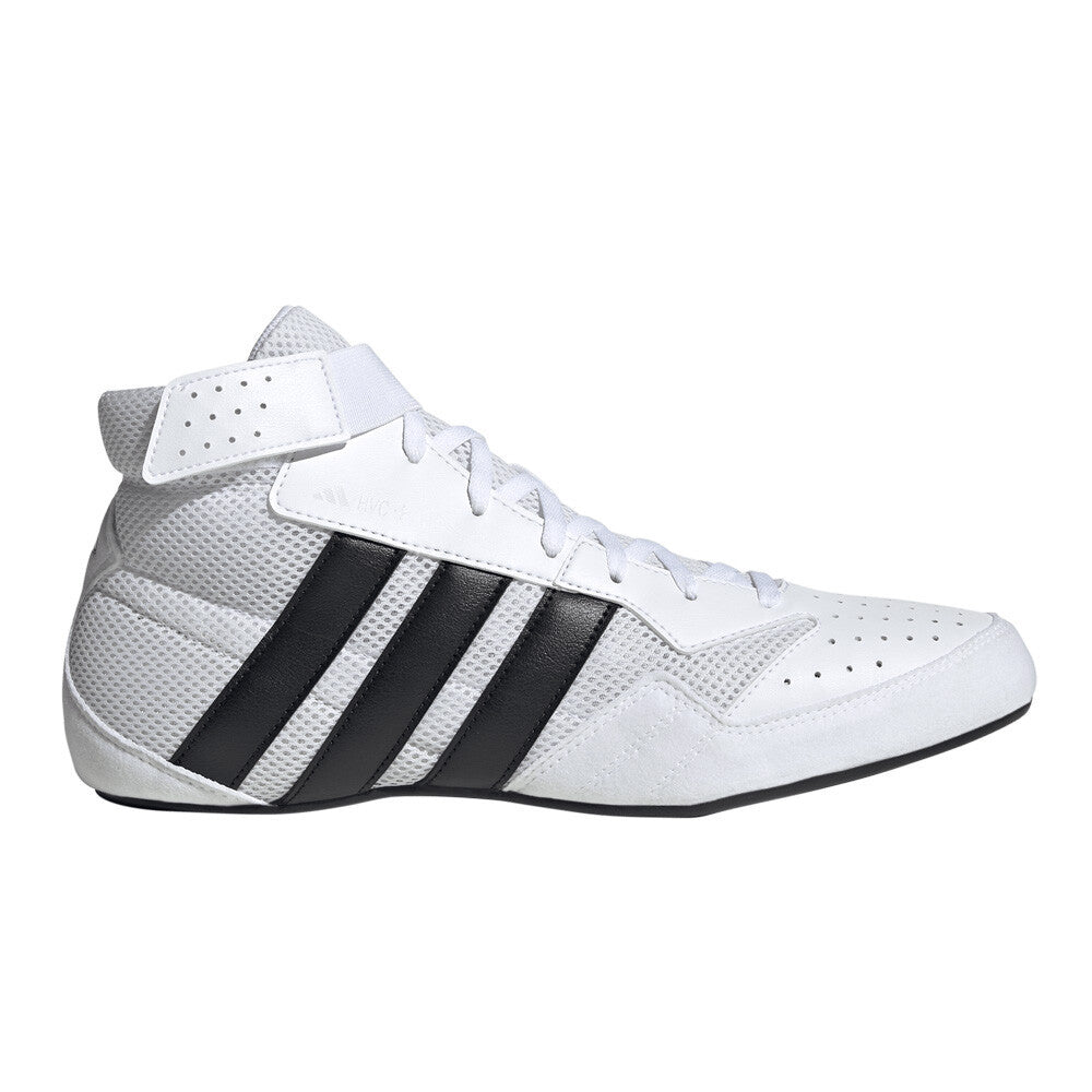 adidas HVC Plus Men's Wrestling Shoes - Cloud White/Core Black/Grey One