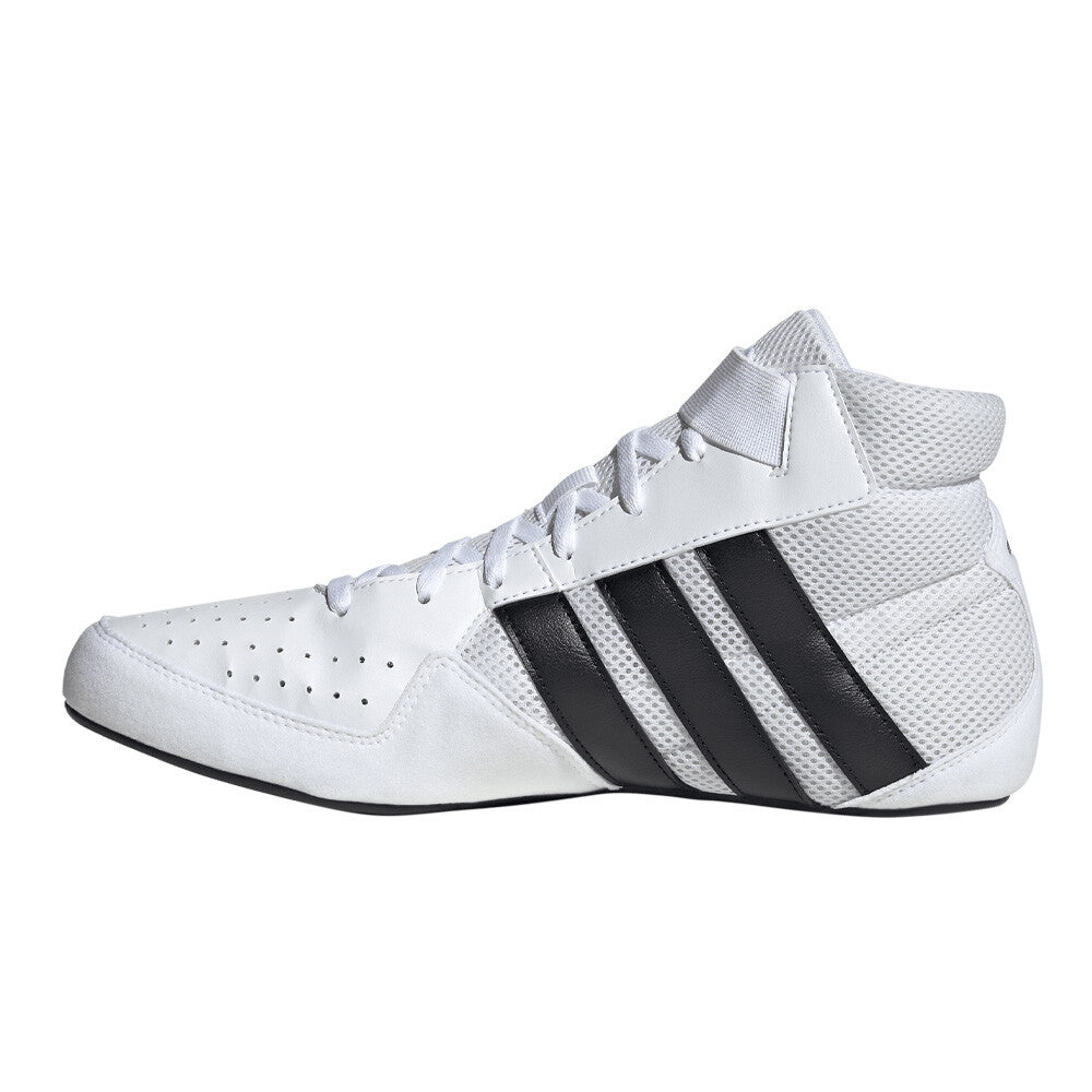 adidas HVC Plus Men's Wrestling Shoes - Cloud White/Core Black/Grey One