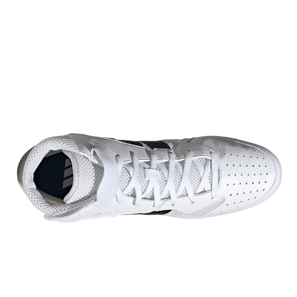 adidas HVC Plus Men's Wrestling Shoes - Cloud White/Core Black/Grey One