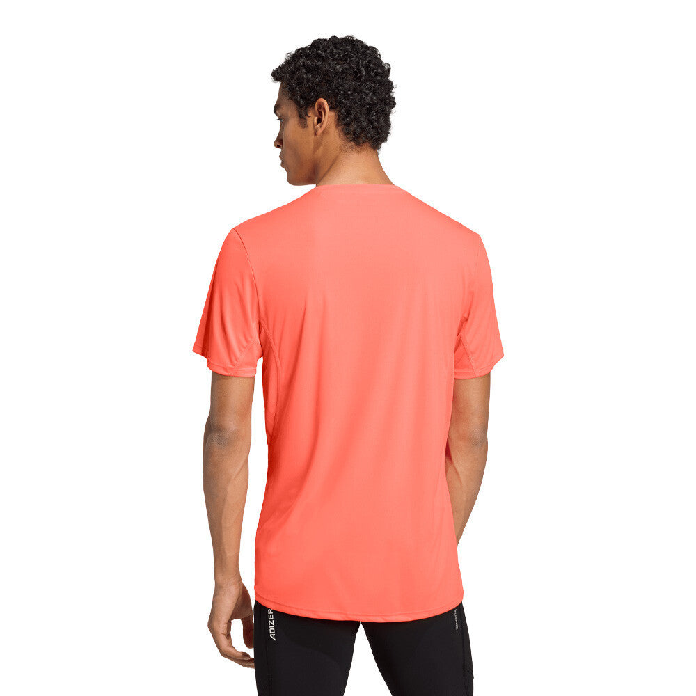 adidas Adizero Essentials Men's Running T-Shirt - Solar Turbo