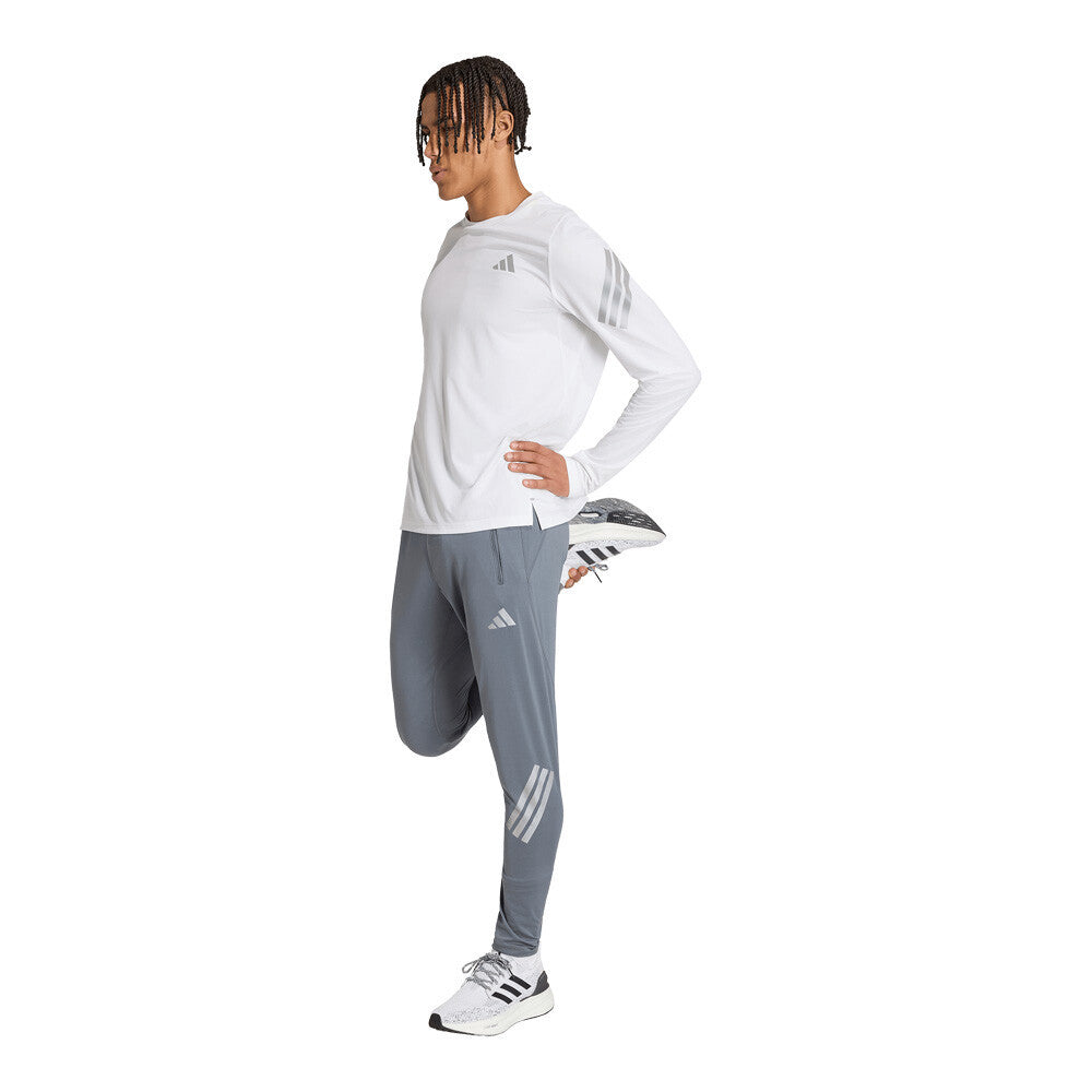 adidas adi365 Iconic Men's Running Pants - Onix/Reflective Silver