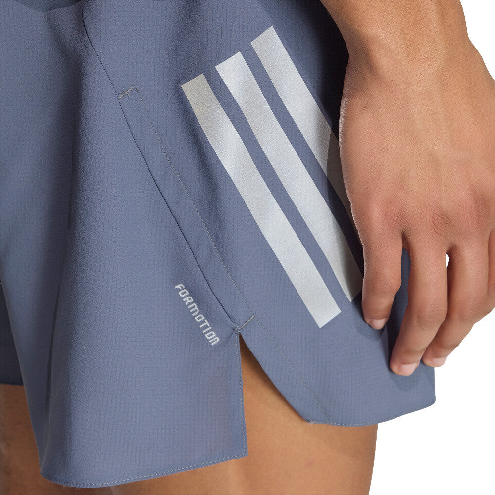 adidas ADI365 Formotion 5 Inch Men's Shorts - Onix/Silver Reflective
