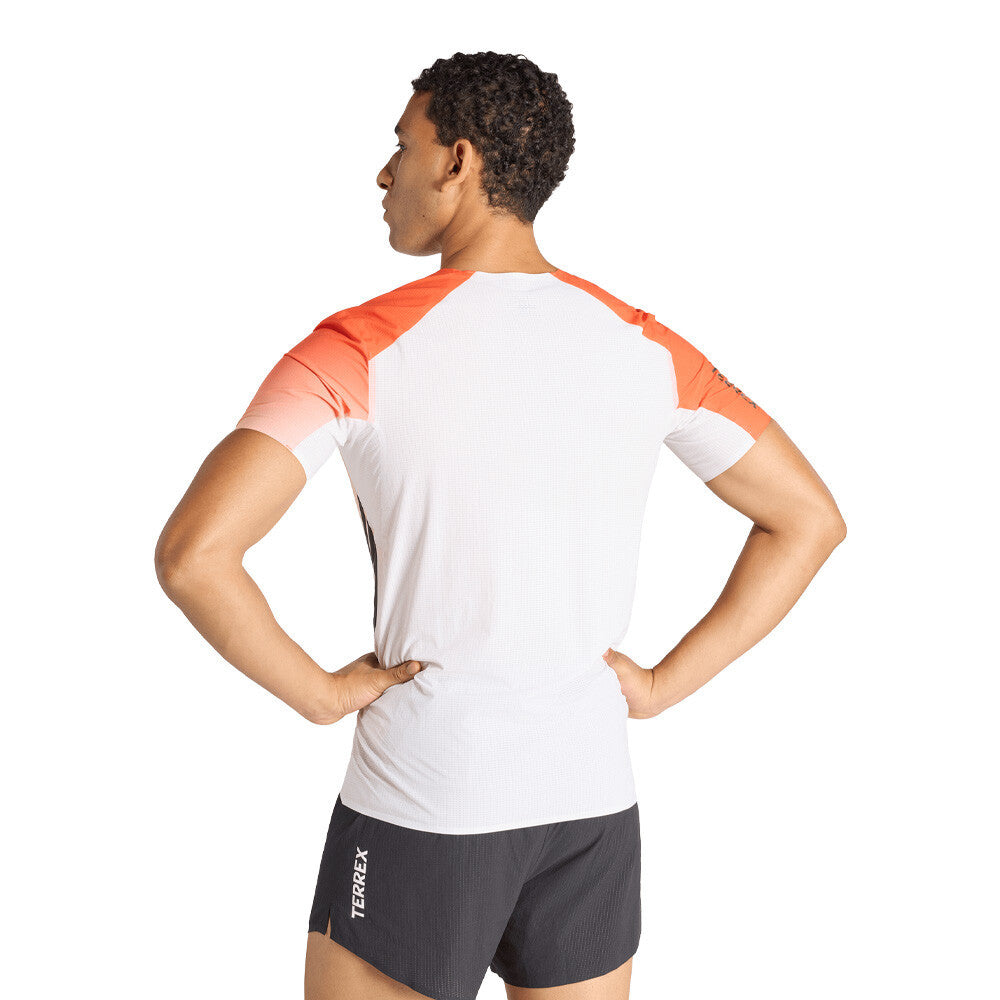 adidas Terrex Xperior Pro Men's T-Shirt - White/Semi Impact Orange