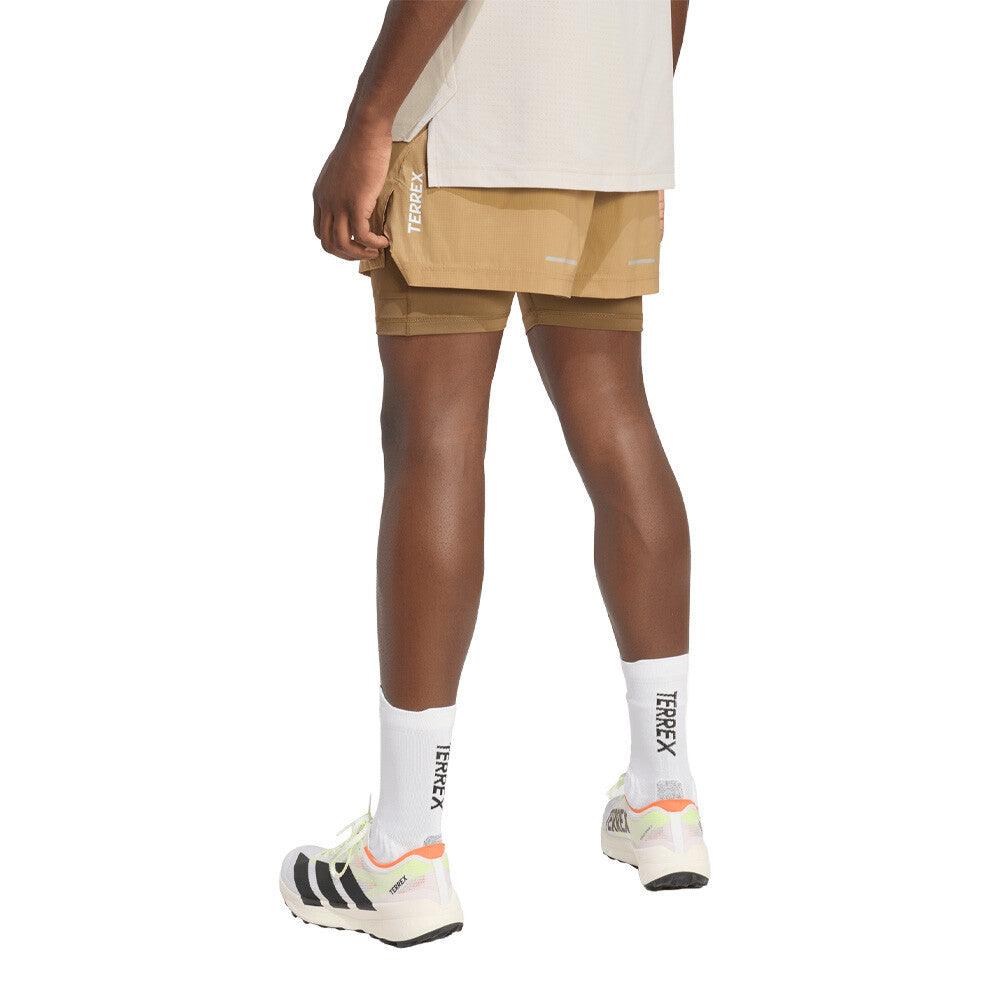 adidas Terrex Xploric 2-in-1 Men's Shorts - Cardboard