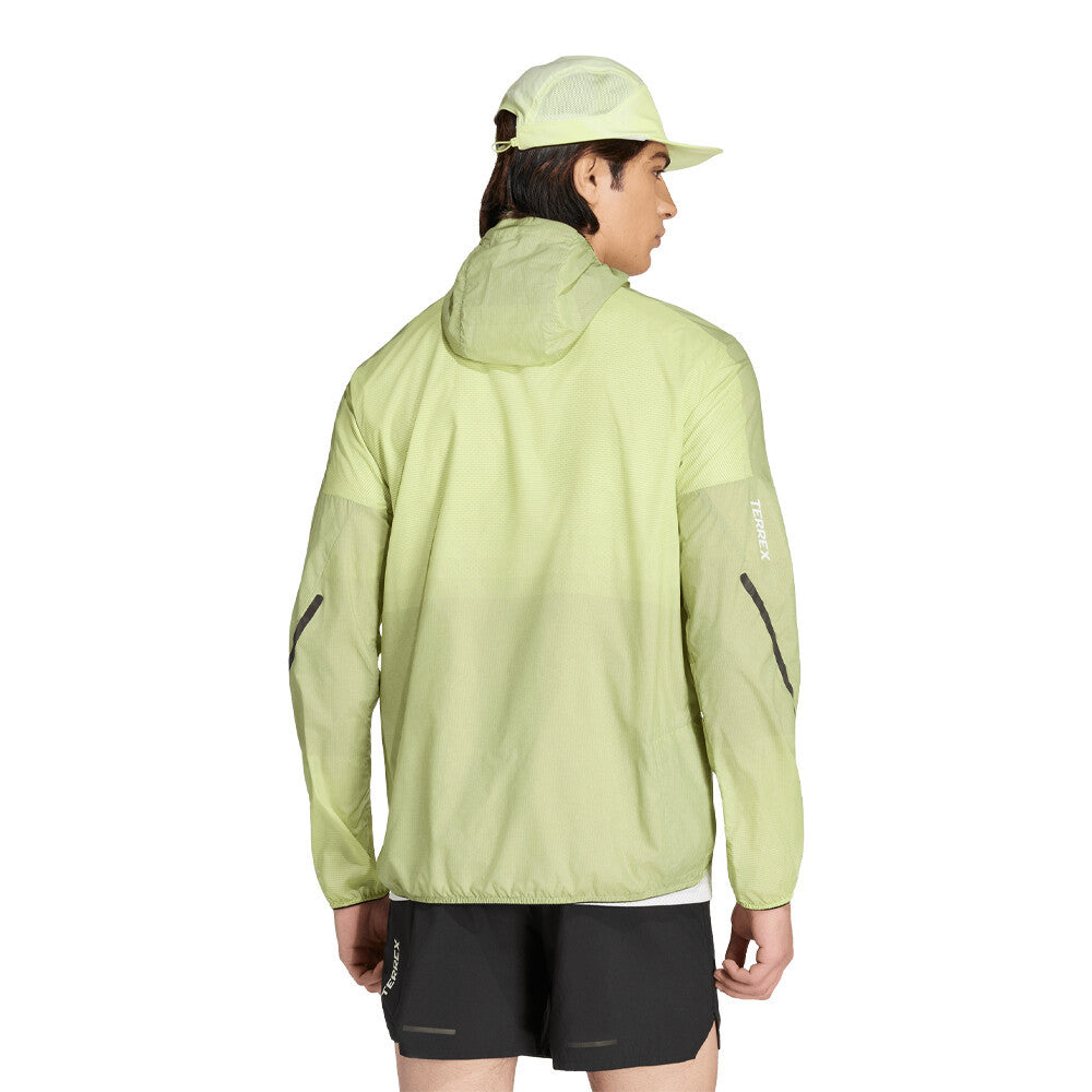 adidas Terrex Xperior Clima365 Light Windweave Men's Jacket - Semi Frozen Lemon/Shadow Olive