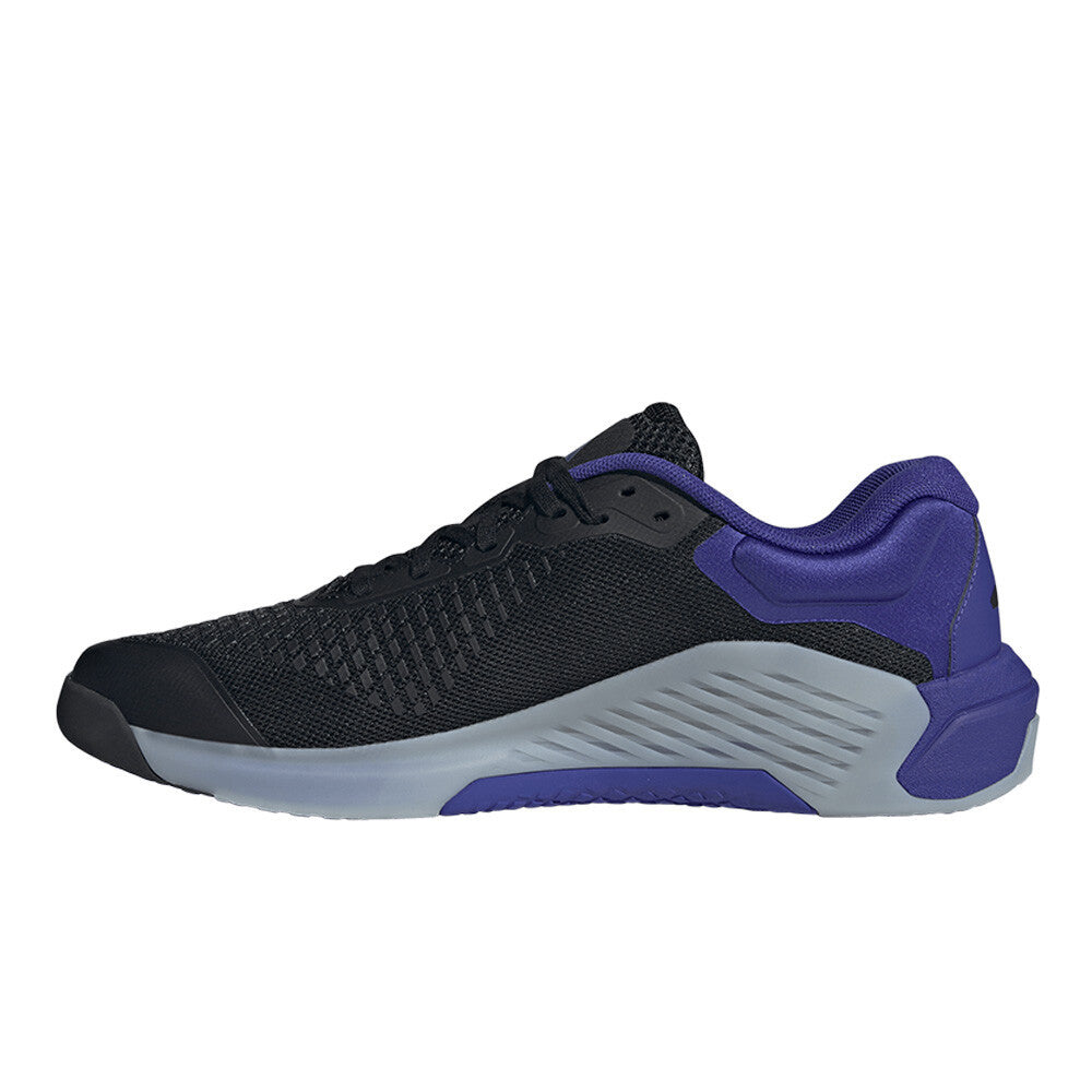 adidas Dropset 4 Men's Training Shoes - Core Black/Halo Silver/Pure Purple