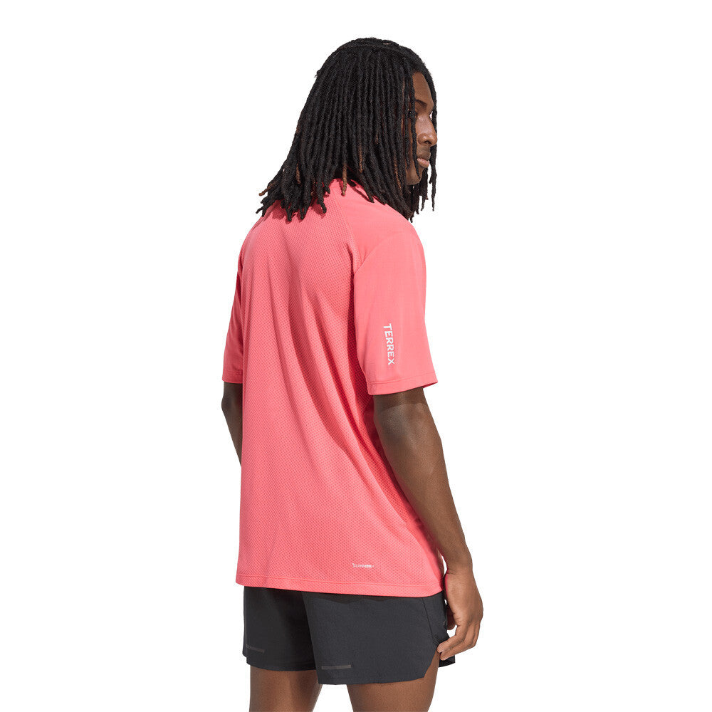 adidas Terrex Xperior Climacool Men's T-Shirt - Pink Turbo