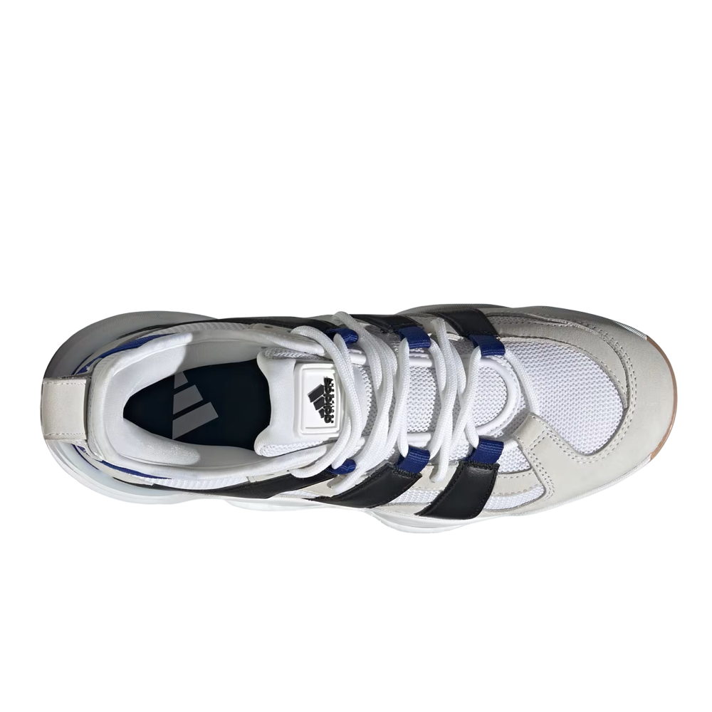 adidas Stabil Men's Indoor Court Shoes - Cloud White/Core Black/Semi Lucid Blue
