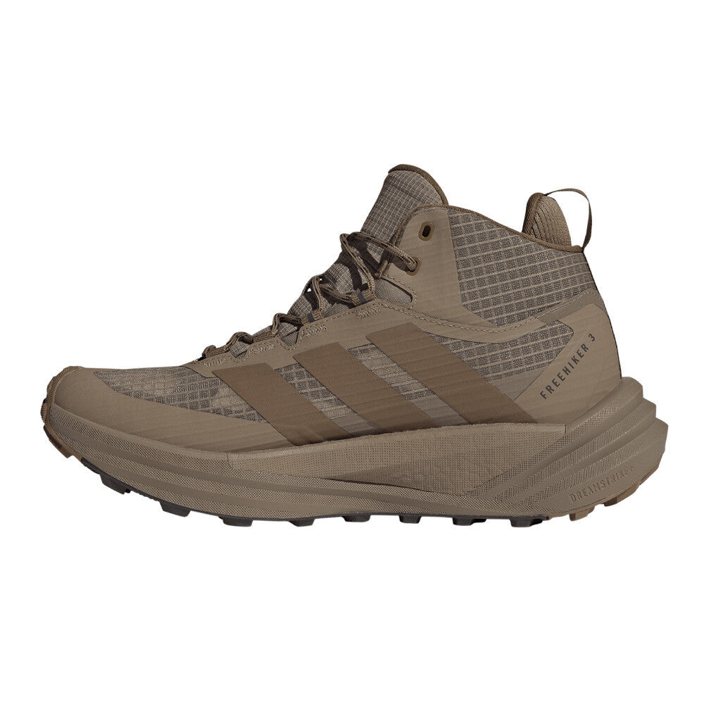 adidas Terrex Freehiker 3 Mid GORE-TEX Men's Walking Boots - Khaki Six/Brown Oxide/Dark Brown
