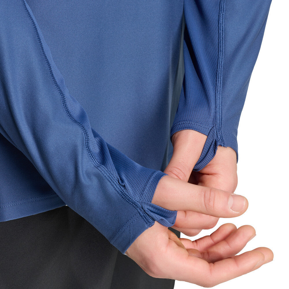 adidas ADI365 Iconic Half-Zip Men's Top - Tech Indigo/White