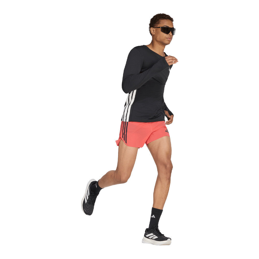 adidas Adizero Pro Running Men's Pocket Shorts - Semi Turbo/Onix