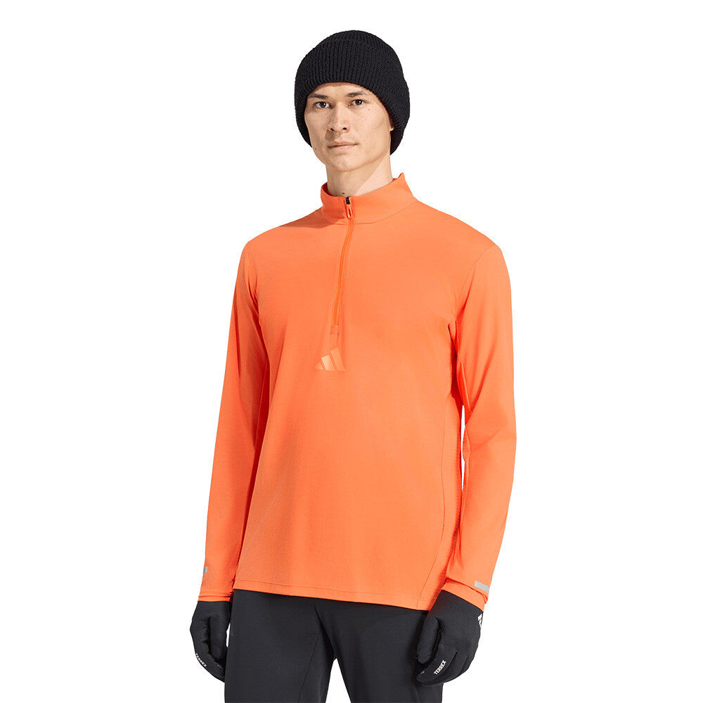 adidas Terrex Xperior Half-Zip Men's Top - Semi Impact Orange