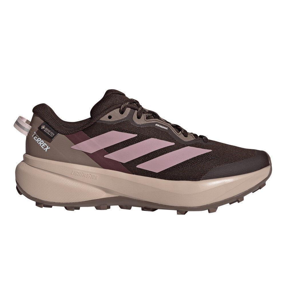 adidas Terrex Tracefinder Plus GORE-TEX Women's Trail Running Shoes - Aurora Coffee/Magic Mauve/Trace Brown