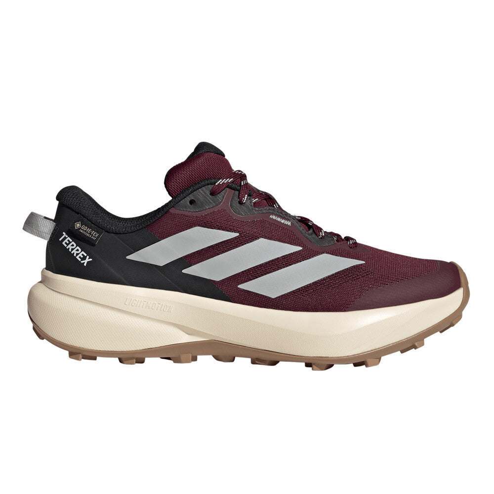adidas Terrex Agravic GORE-TEX 2 Women's Trail Running Shoes - Maroon/Grey/Carbon