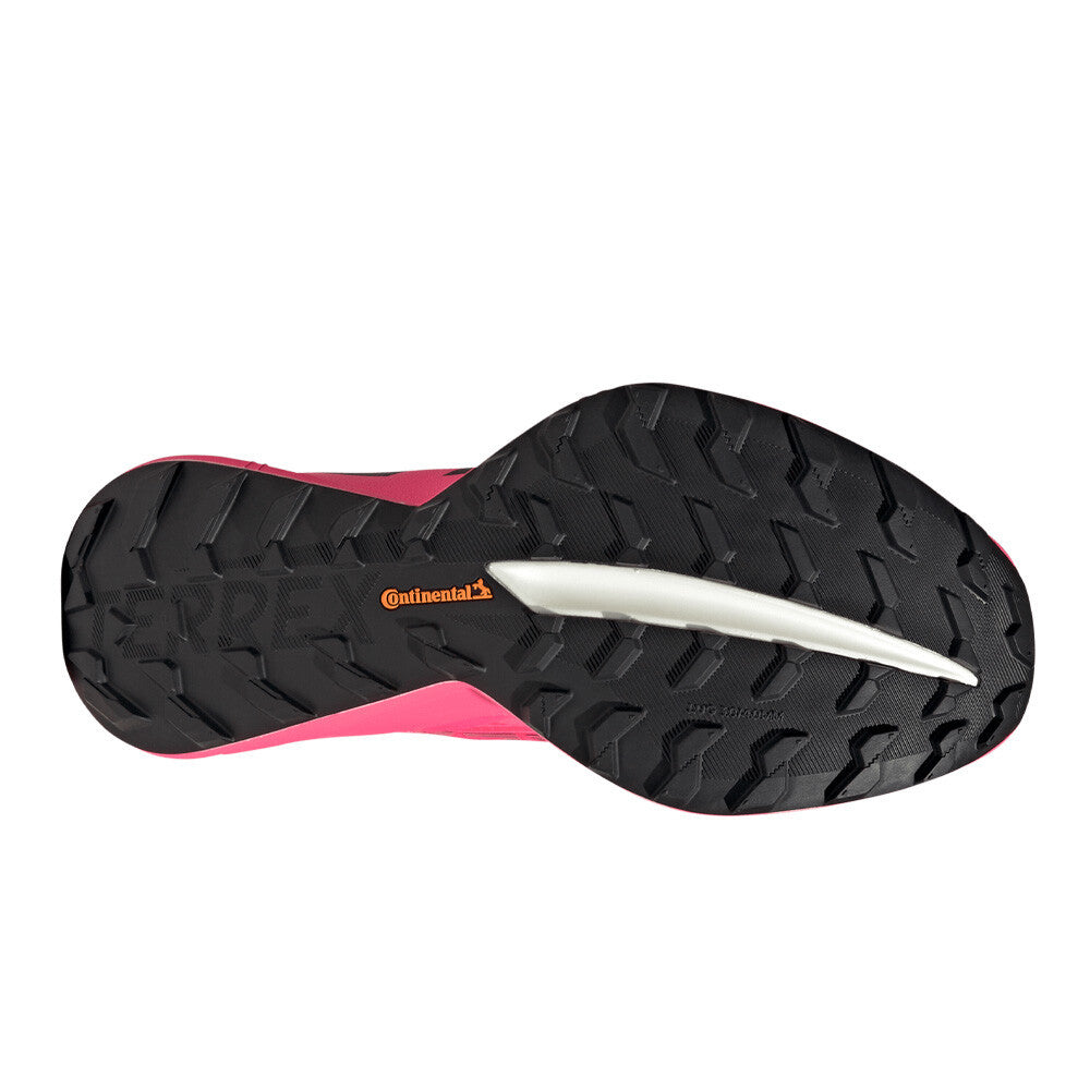 adidas Terrex Agravic Speed Ultra 2 Women's Trail Running Shoes - Solar Turbo/Core Black/Carbon