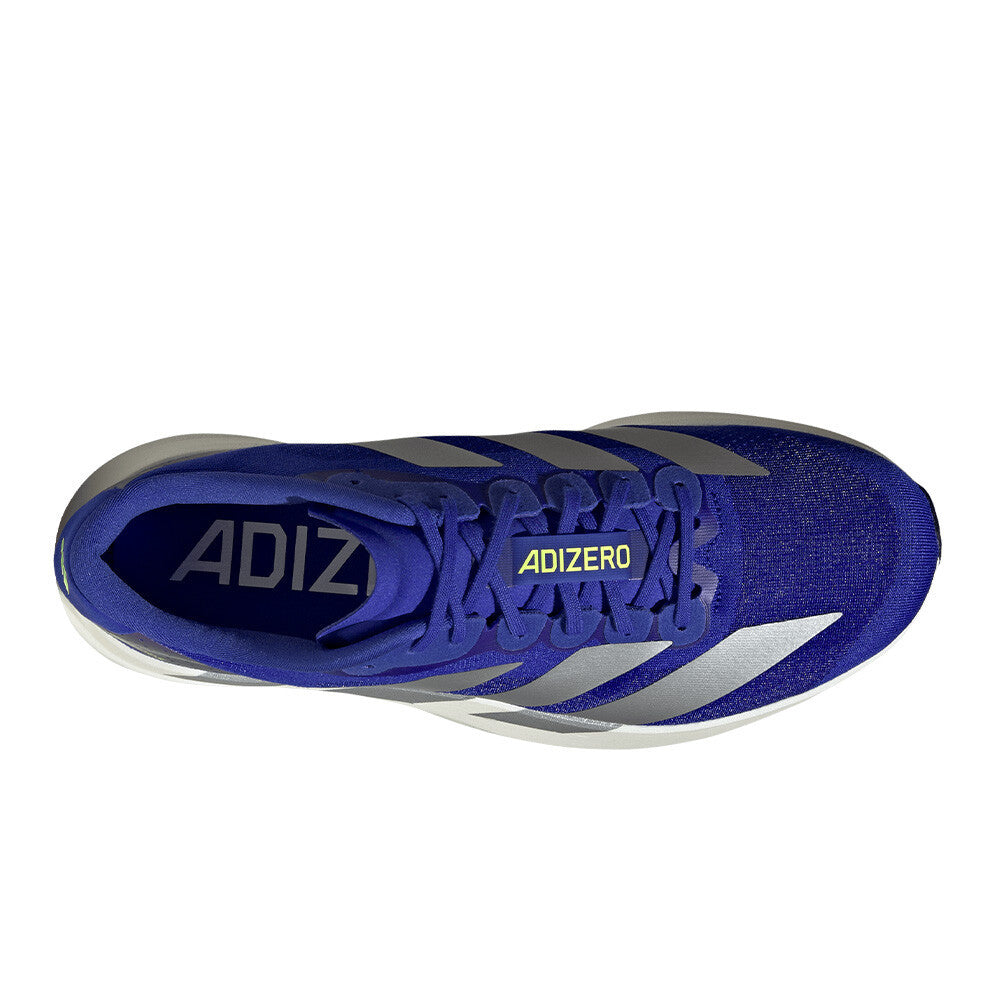 adidas Adizero Evo SL Men's Running Shoes - Lucid Blue/Silver Metallic/Lucid Lemon