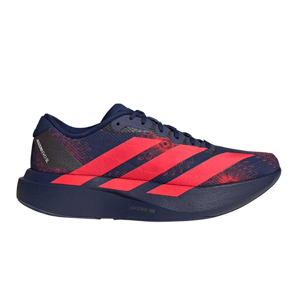 adidas Adizero Evo SL Women's Running Shoes - Dark Blue/Lucid Red/Muted Purplet