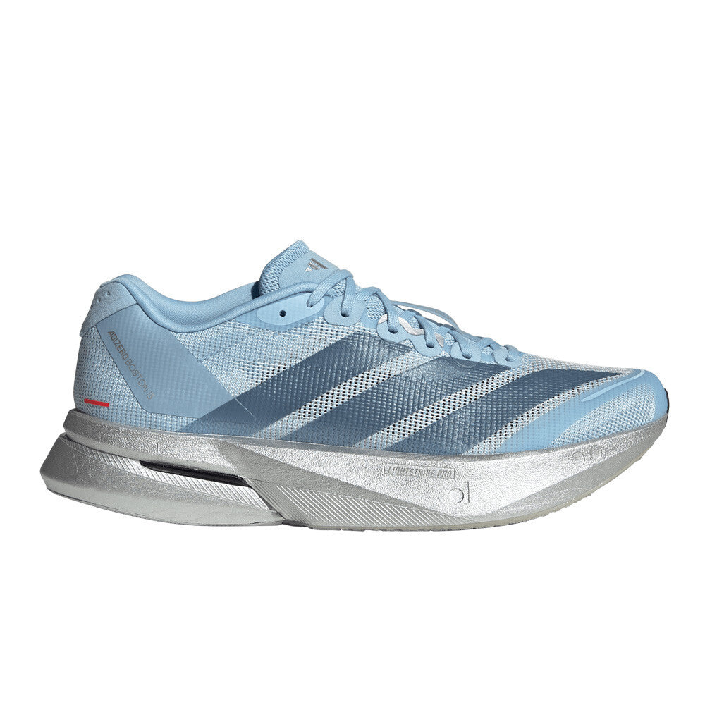 adidas Adizero Boston 13 Women's Running Shoes - Clear Sky/Steel Row/Silver Metallic