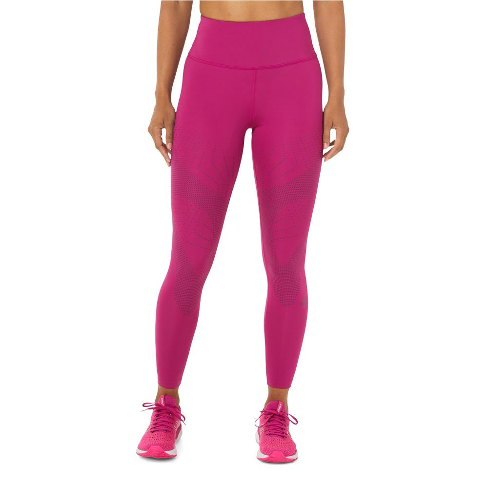 ASICS Road Balance Women's Running Tights - Fuchsia Red/Deep Plum