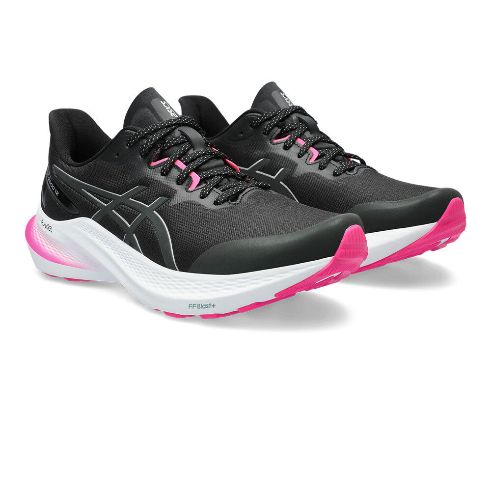 ASICS GT-2000 12 LITE-SHOW Women's Running Shoes - Black/Pure Silver