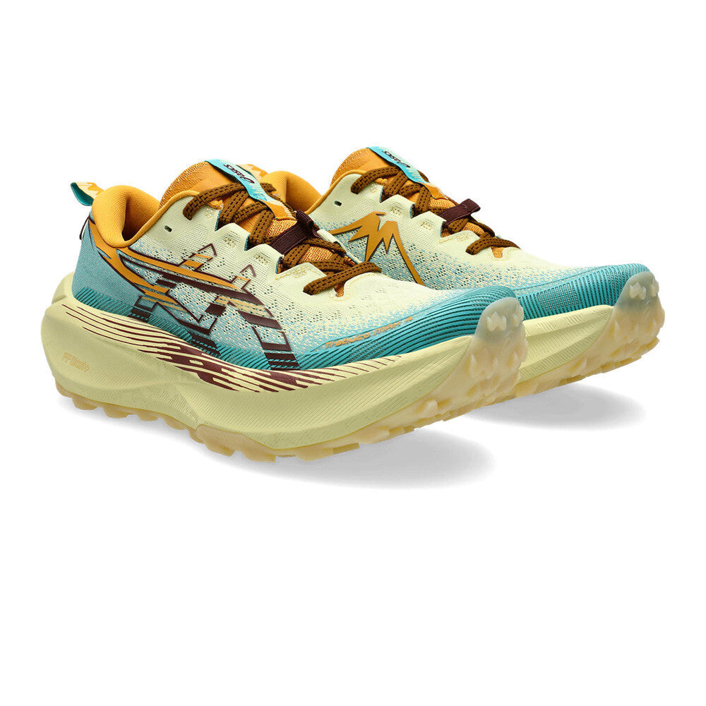ASICS Trabuco Max 4 Men's Trail Running Shoes - Wheat Yellow/Dark Red Planet