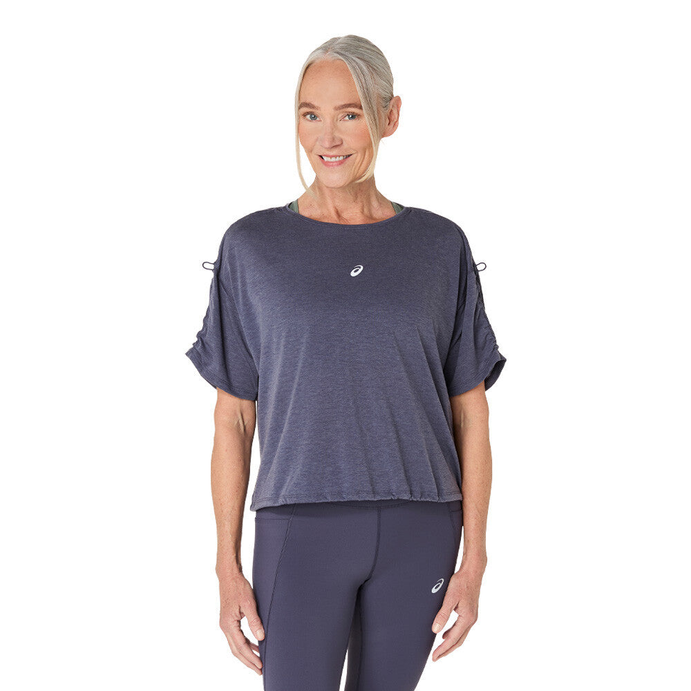 ASICS Nagino Run Adjustable Women's Running T-Shirt - Indigo Fog