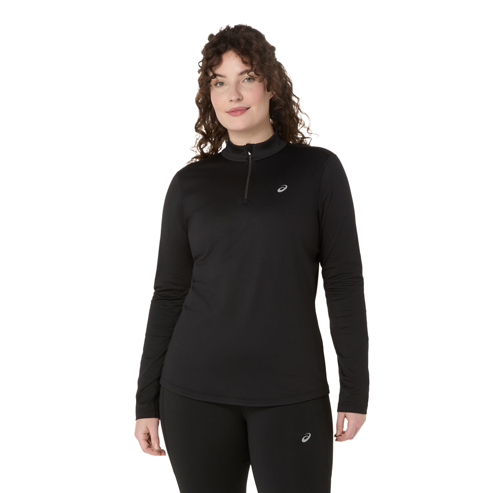 ASICS Core Long Sleeve Half Zip Women's Half Zip Top - Performance Black