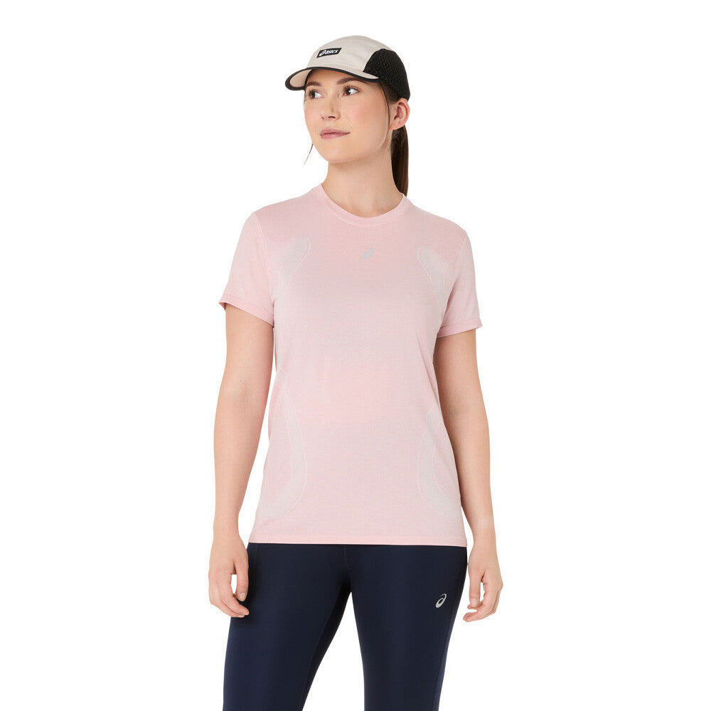 ASICS Road Seamless Women's Running T-Shirt - Morganite/Crystal Pink