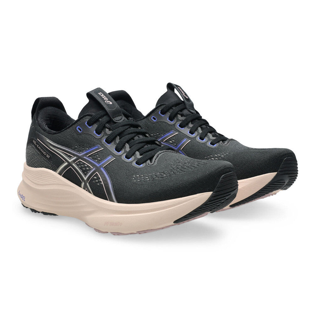ASICS Gel-Kayano 32 Women's Running Shoes - Black/Pearl Pink