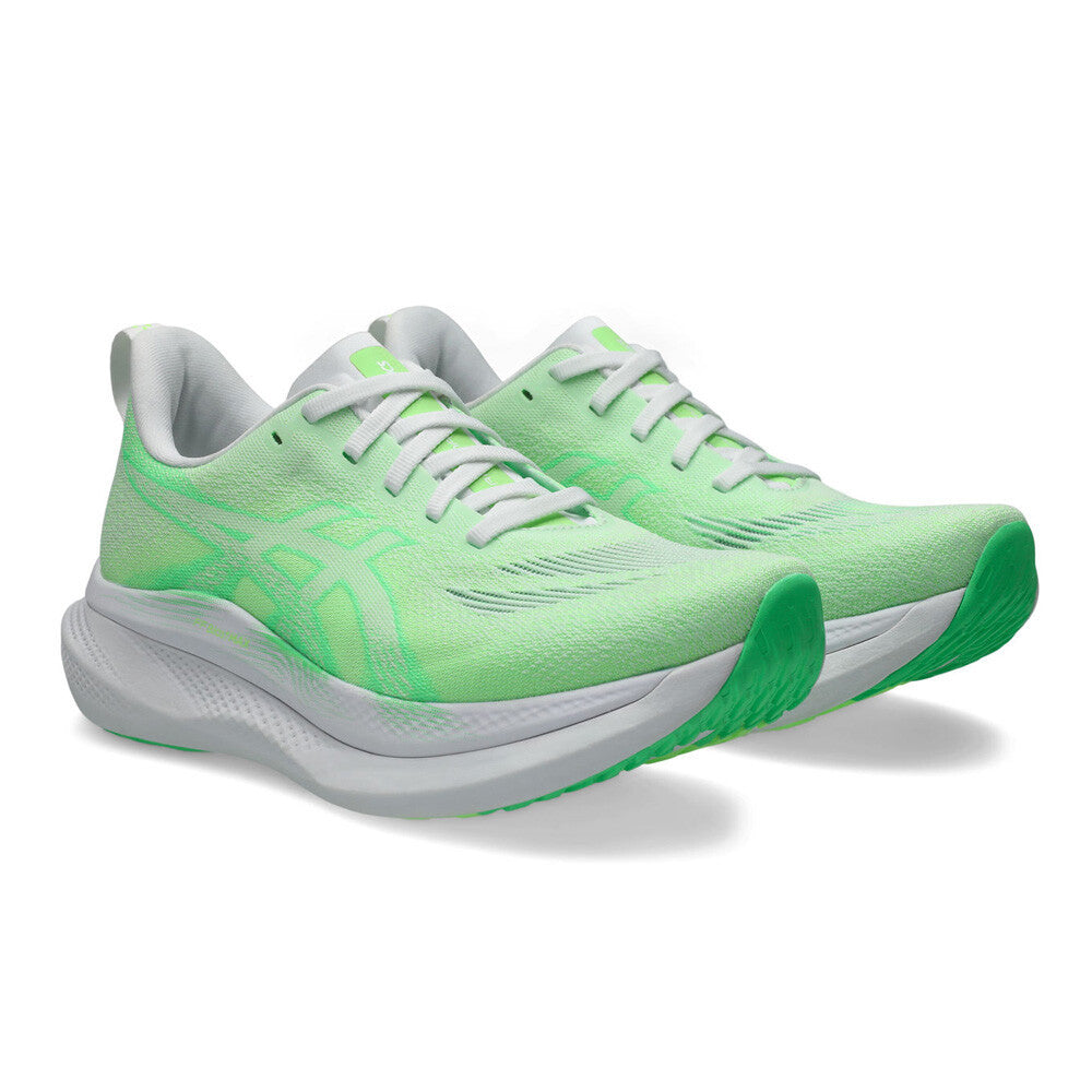 ASICS Glideride Max 2 Women's Running Shoes - White/Vital Green