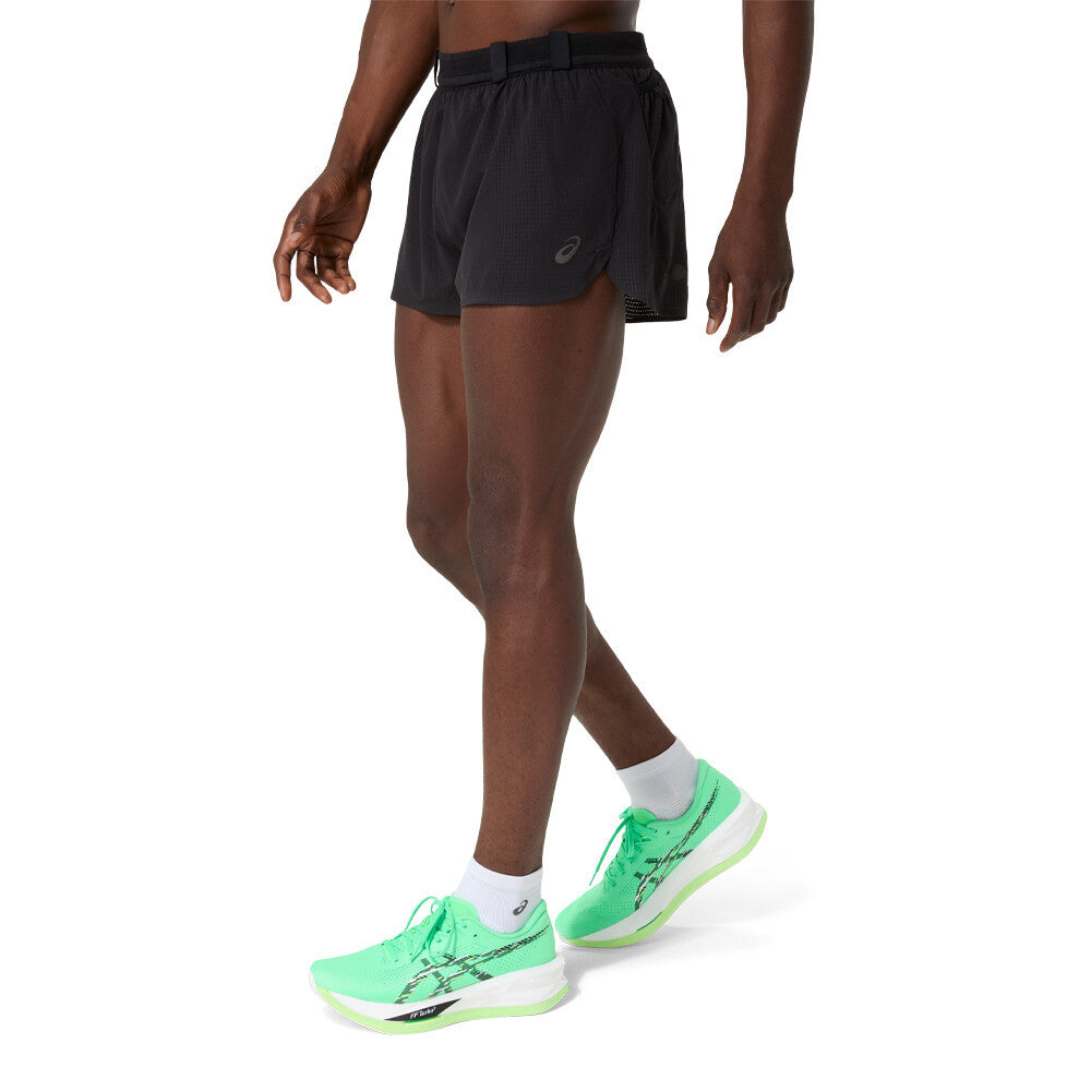 ASICS Metarun Split Men's Running Shorts - Performance Black