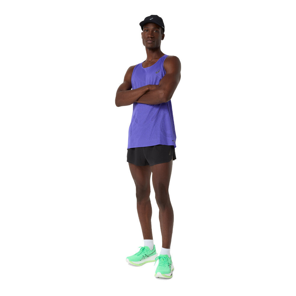 ASICS Metarun Split Men's Running Shorts - Performance Black