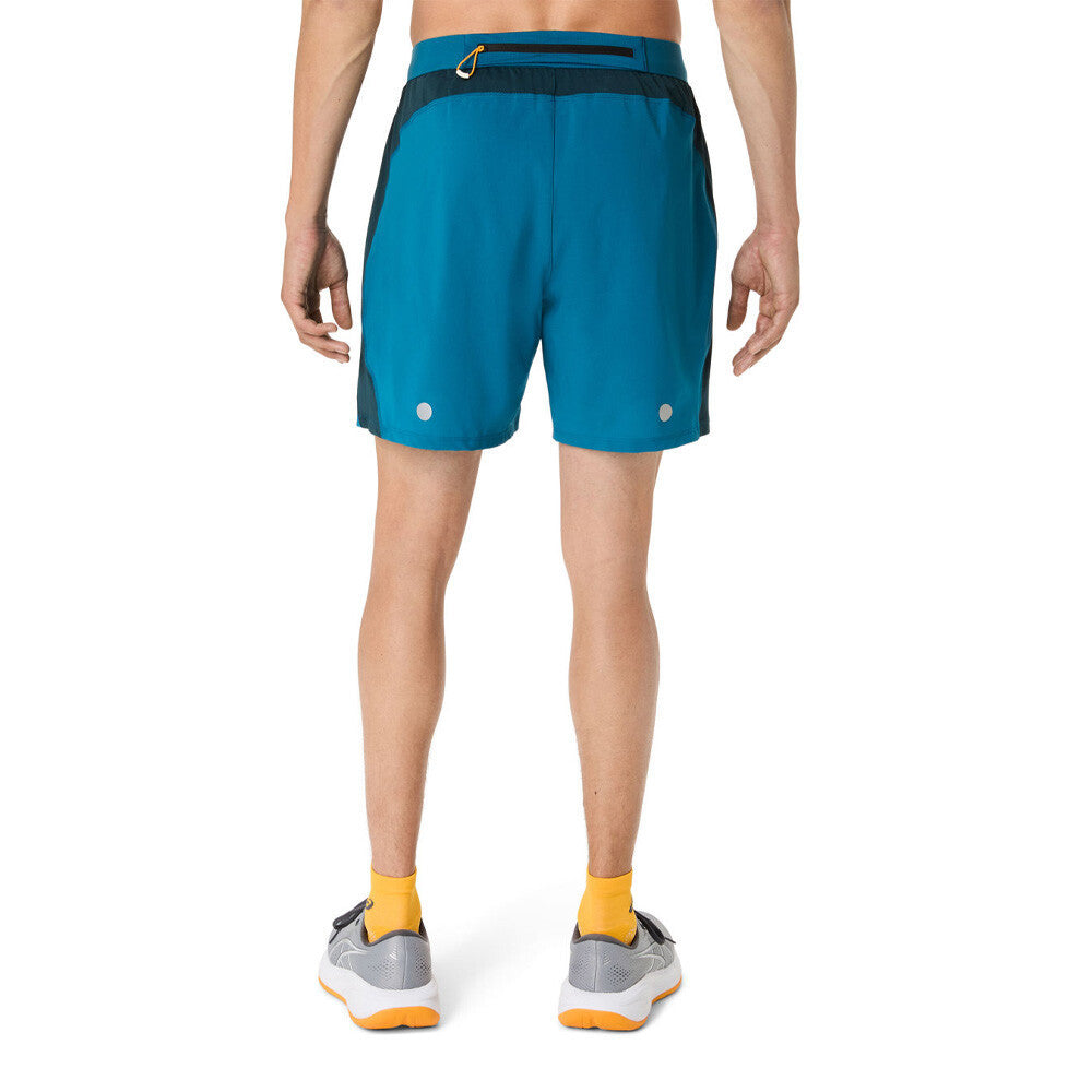 ASICS Road 7 Inch Men's Running Shorts - Tranquil Teal/Dark Teal/Yamabuki